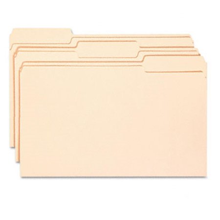 MADE-TO-STICK protective File Folders- 1/3 Cut- Top Tab- Legal- Manila- 100/Box, 100PK MA41464